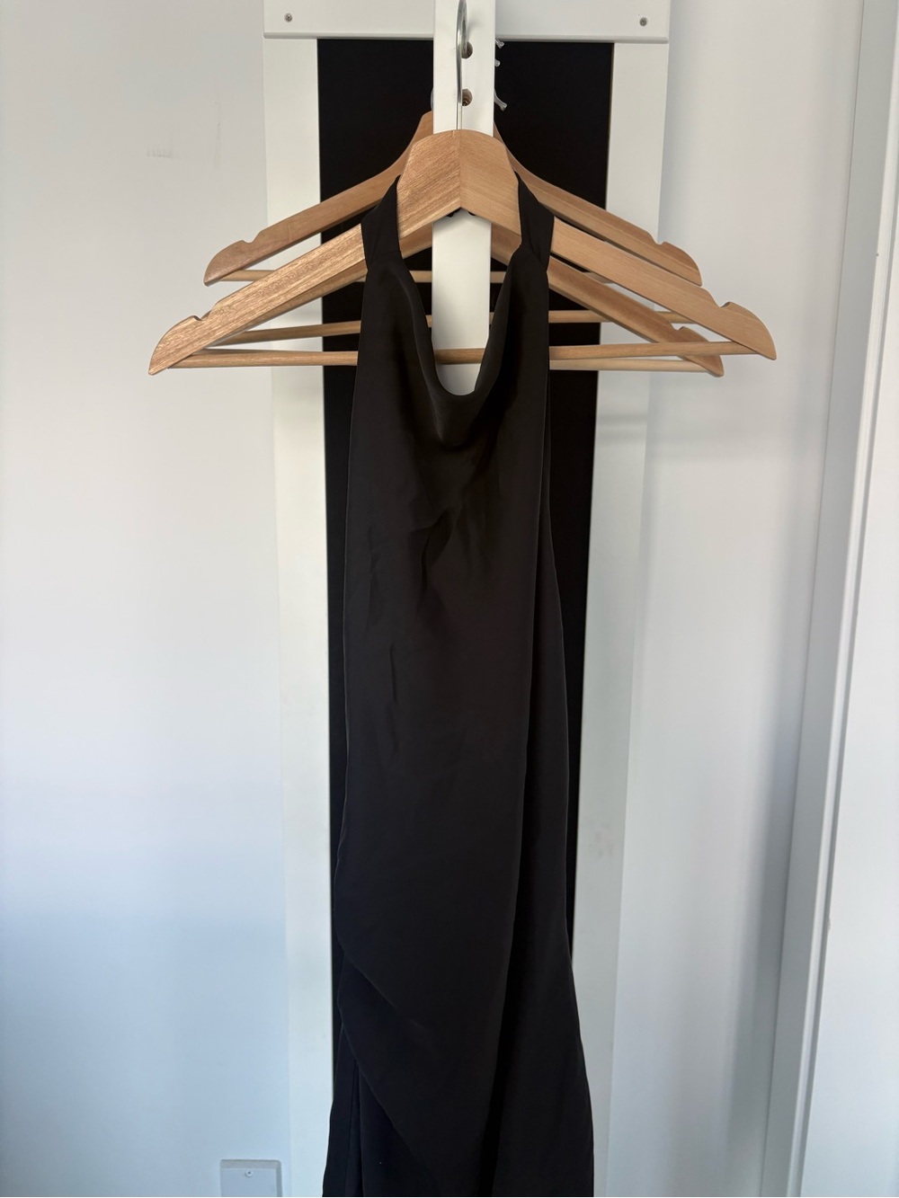 Babaton Black Audience Halter Neck Dress